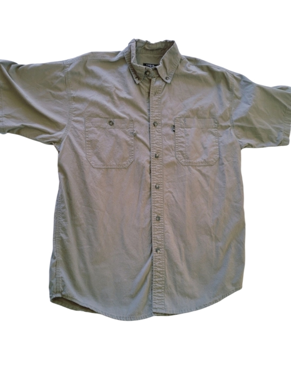 Vintage Lakin Mckey Canvas Shirt Men’s Large Army Green 100% Cotton